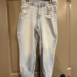 American Eagle Light Blue Distressed Jeans